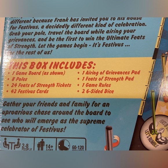 Seinfeld Festivas For The Rest Of Us Board Game Brand New Sealed Box - Picture 3 of 8